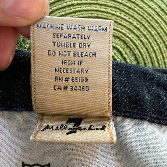 7 For All Mankind Women's Boot Cut Jeans - Dark Blue - Picture 12 of 12